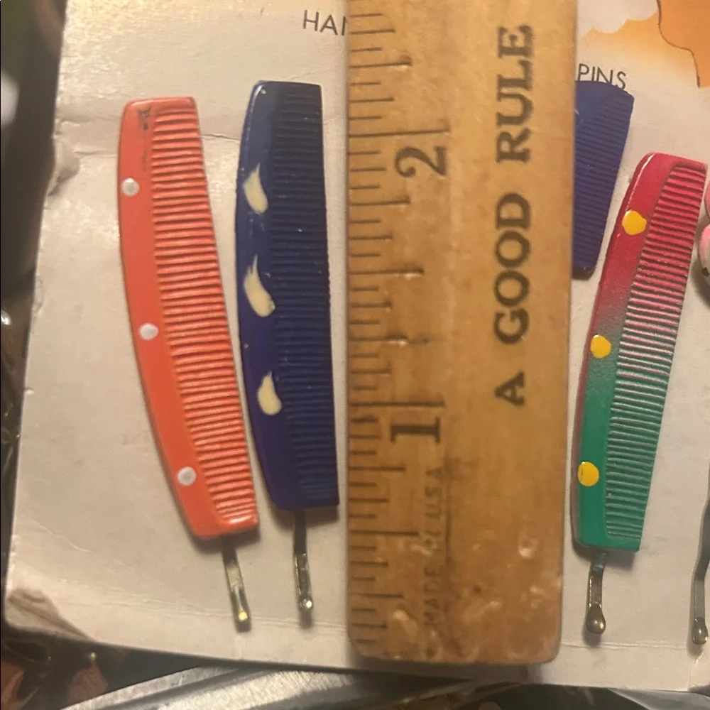 Vintage 60’s Tropical Bobby Pins